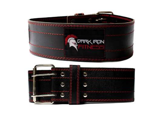 Dark Iron Leather Weight Lifting Belts - Medium