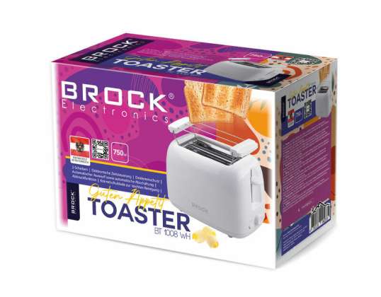 Toster, 220-240V; 50/60Hz, 650-750W.