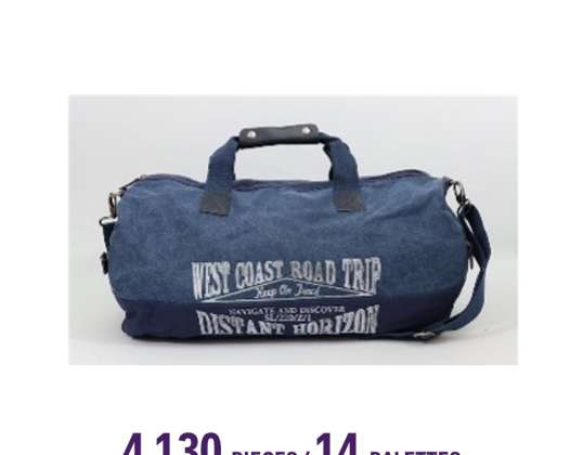 Denim Travel Bags - 100% cotton at a good price/performance ratio.