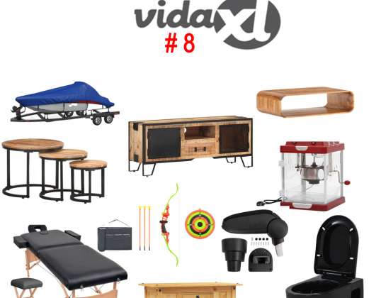 VidaXL - 771 Produkte Warenklasse &quot;A&quot; + Mindestspezifikation &quot;B&quot; IM ANHANG! (Fotos + Codes + Preise + Links) - 771 Produkte Paket - Nr. 8 - 1Truc