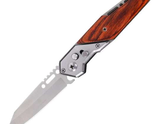 SPRING FOLDING KNIFE AUTOMATISK JAKT OVERLEVELSE 20CM