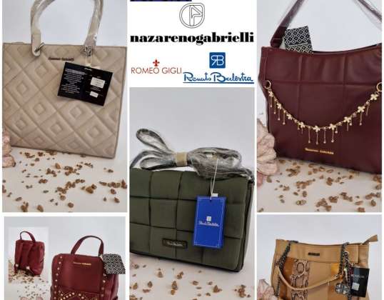 080048 We present you a mix of women's handbags from the Italian brands Renato Balestra, Gian Marco Venturi...