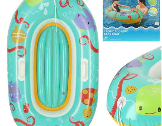 BESTWAY 34009 Baby Swimming Ring Wheel Inflatable Boat Inflatable Boat Blue 3 45kg
