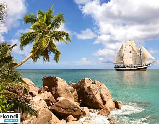 Jigsaw Puzzle 1500 piese Sailing in Paradise 68 x 47 cm CASTORLAND