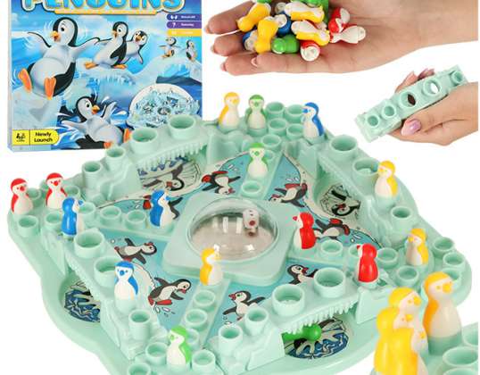 Family board game penguin race ice chinese