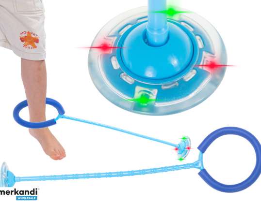 Hula hoop, skipping rope, ball, blue LED light