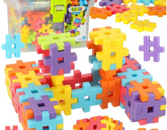 Construction Blocks Creative Waffles Travel Set 250 pcs MELI