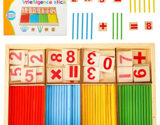 Counting sticks abacus sticks numbers educational set montessori