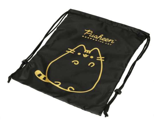 Shoe bag for children's PE shoes Pusheen Gold