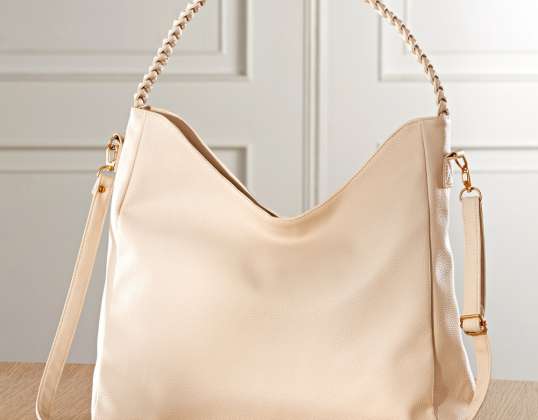 Women's Handbag Cream with Shoulder Strap Remaining Stock