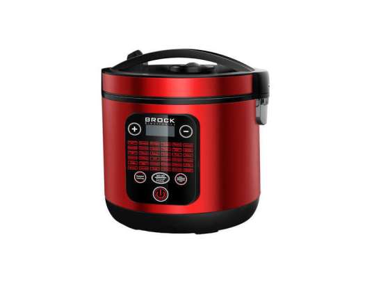 Multicuiseur haut de gamme. Contenance : 5l. Avec 36 fonctions de cuisson. Hausing en acier inoxydable. Pot intérieur avec revêtement en céramique simple face.  Grand écran LED.