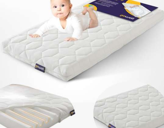 Gowoll Children's Mattress for Baby and Toddler made of Cold Foam Baby Mattress for Baby Bed (Wave Baby)