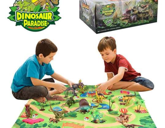 Karşınızda Dino Paradise Oyun Seti - meraklı çocukların hayal gücünü serbest bırakın!
