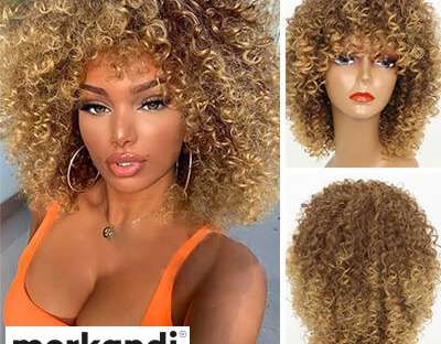 Fashion Boosters: Curly wig Bianca