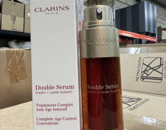 Clarins DOUBLE SERUM 50 ML – serumas nuo senėjimo, Nuoroda: 3380810149678