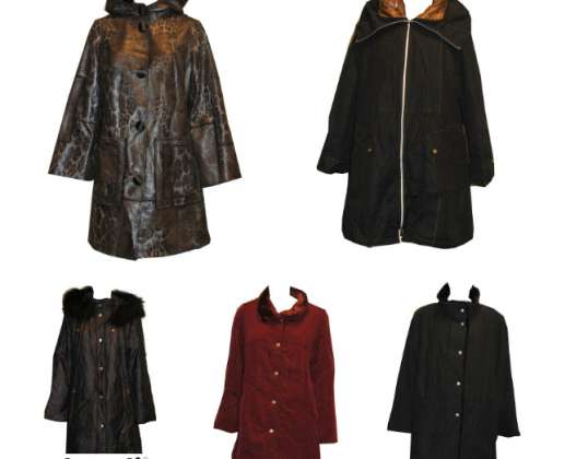 OUTERWEAR HAVREY WOMEN COATS MIX WINTER MQO 5 PCS (Z175)