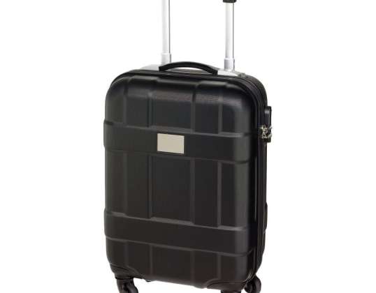 MONZA Bordcase travel trolley in elegant black – ideal for air travel