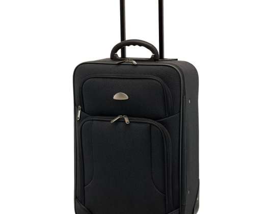 GALWAY Trolley Board Case in Black Elegant &amp; Ready to Travel