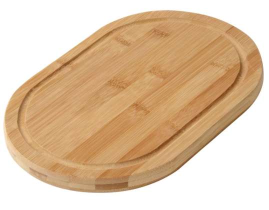 Round Bamboo Cutting Board BAMBOO ROUND Robust Cooking Board Brown