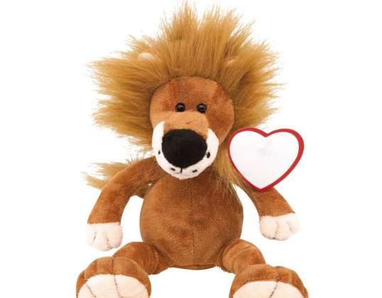 Cuddly soft plush lion FETZY brown white stuffed lion cuddly toy plush toy