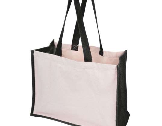 Black shopping shopper FUTURE – Modern large tote bag for sustainable shopping