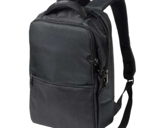 OXFORD Elegant Black Backpack - Professional and Spacious