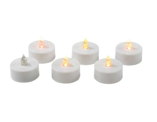 LED tea light TEA TIME White: Atmospheric lighting without an open flame