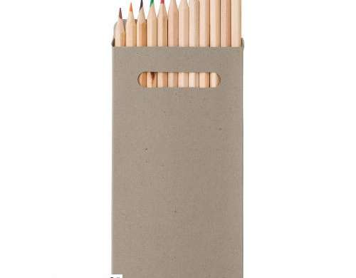 Coloured pencils set 12 pcs. Nina Grau High-quality coloured pencils for creative drawing and painting