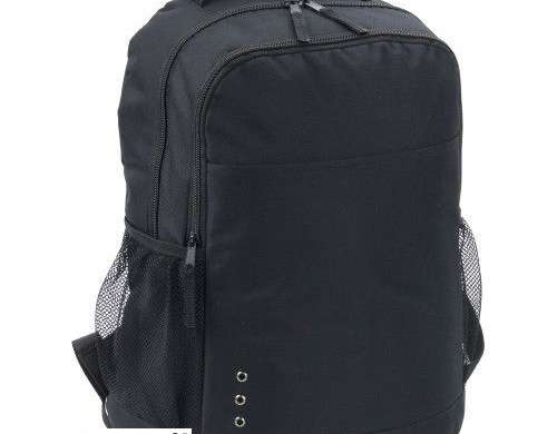 Polyester Backpack Harry Black Stylish &amp; Durable Everyday Backpack for School &amp; Work