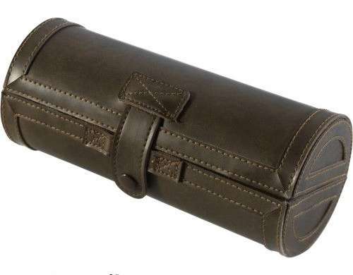 Shoe cleaning set in imitation leather roll Mario Braun Compact and stylish for care on the go