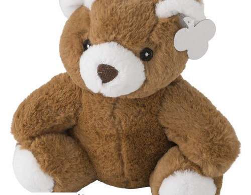 Ours en peluche câlin sans T-shirt Alessandro Braun : Peluche douce pour des aventures câlines sans fin