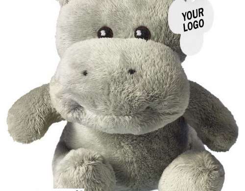 Cosy Hippo Geraldine Grey: Soft plush toy for fun cuddles