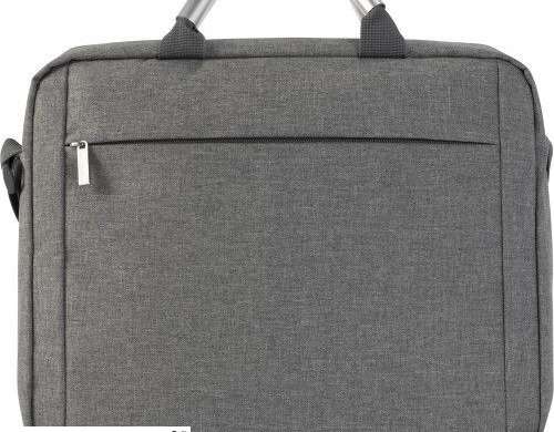 Conference and laptop bag made of 600D polycanvas Anya – modern grey