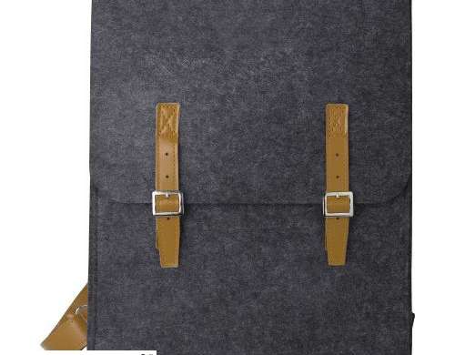 Avery rPET Felt Backpack in Grey – Eco-Friendly and Fashionable