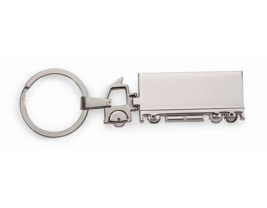 TRUCKY Keychain in Truck Shape – Silver Robust &amp; Stylish