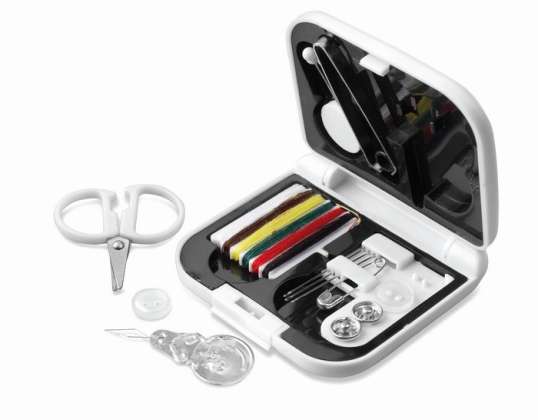 SASTRE Sewing Kit in White Practical Tailor Kit for Travel and Home