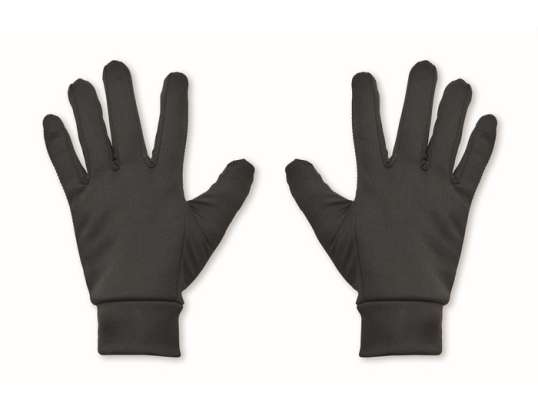 Gants de sport à écran tactile LESPORT Noir : Accessoire pratique pour les utilisateurs actifs de smartphones