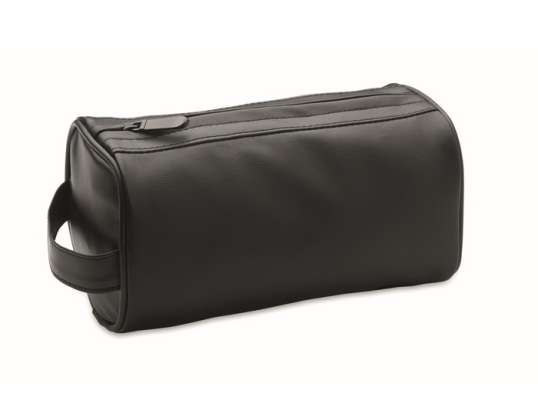 Elegant PU BAI Makeup Bag Rugged Design in Black