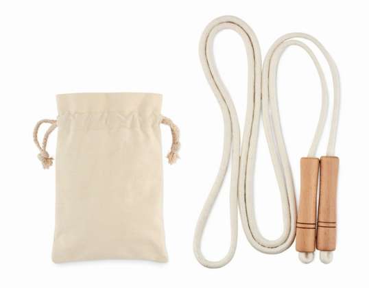 JUMP Jump Rope Made of Organic Cotton Beige