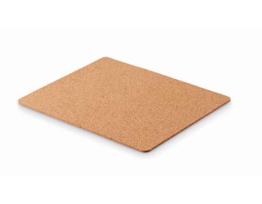 Tapis de souris MATTY en liège beige - naturellement antidérapant Élégant