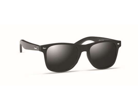 RHODES Bamboo Sunglasses in Black Ecological UV Protective Glasses