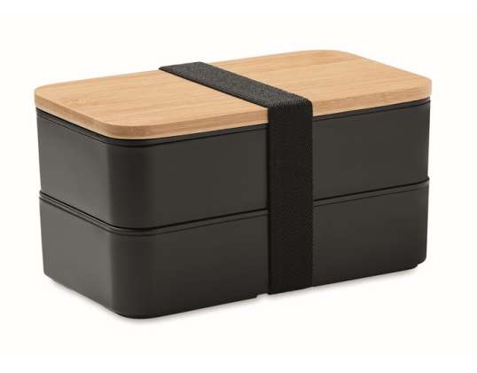 BAAKS PP Lunch Box in Black Durable Lightweight and Sleek Food Storage Solution