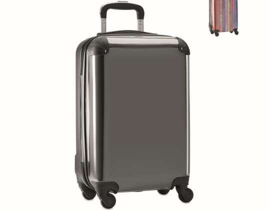 Trolley Case PC/ABS PICKME black: Lightweight and robust rolling suitcase for every trip