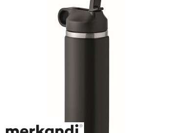 Ivalo 500 ml Double Wall Insulated Bottle Black Robust and stylish thermos bottle