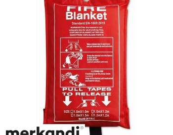 BLAKE Fire Blanket 100x95cm drošības aprīkojums Sarkans