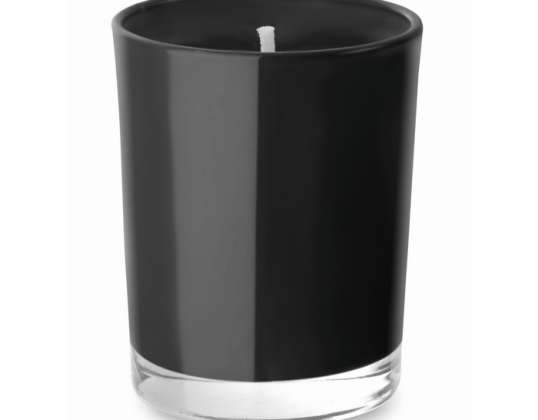 SELIGHT Scented Candle in Glass Black: Stylish ambience with aromatic flair