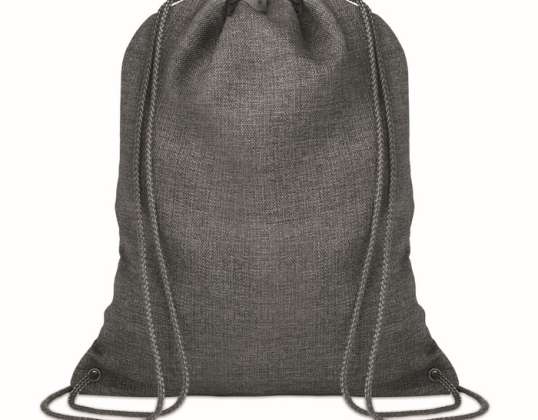 Grey Mottled Drawstring Bag TOCAYO Stylish &amp; Practical Drawstring Bag