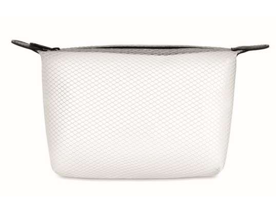 BALI BAG Transparent Cosmetic Bag in White 100 Characters