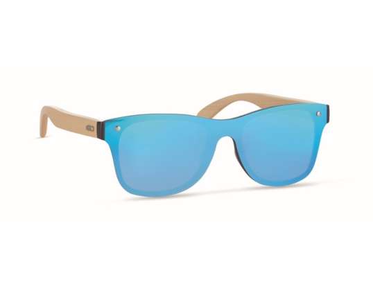 ALOHA Sonnenbrille mit Bambusbügeln in Blau – nachhaltig &amp; modisch