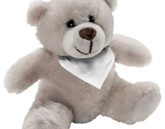 Plush teddy for toddlers in a soft beige tone A cuddly companion for sweet dreams